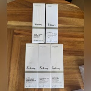 🆕 THE ORDINARY 5 BOTTLE SET SKINCARE FACE SERUM